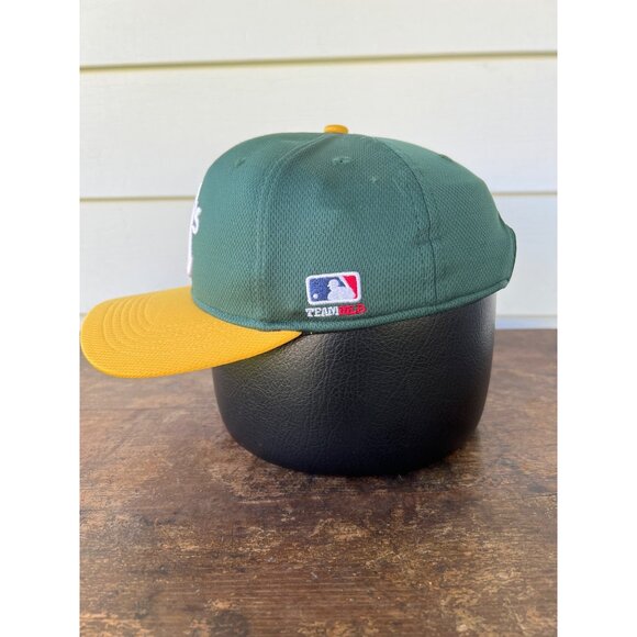 Oakland Athletics Green & Yellow Adjustable MLB Team Cap By OC Sports W3 - Picture 2 of 6
